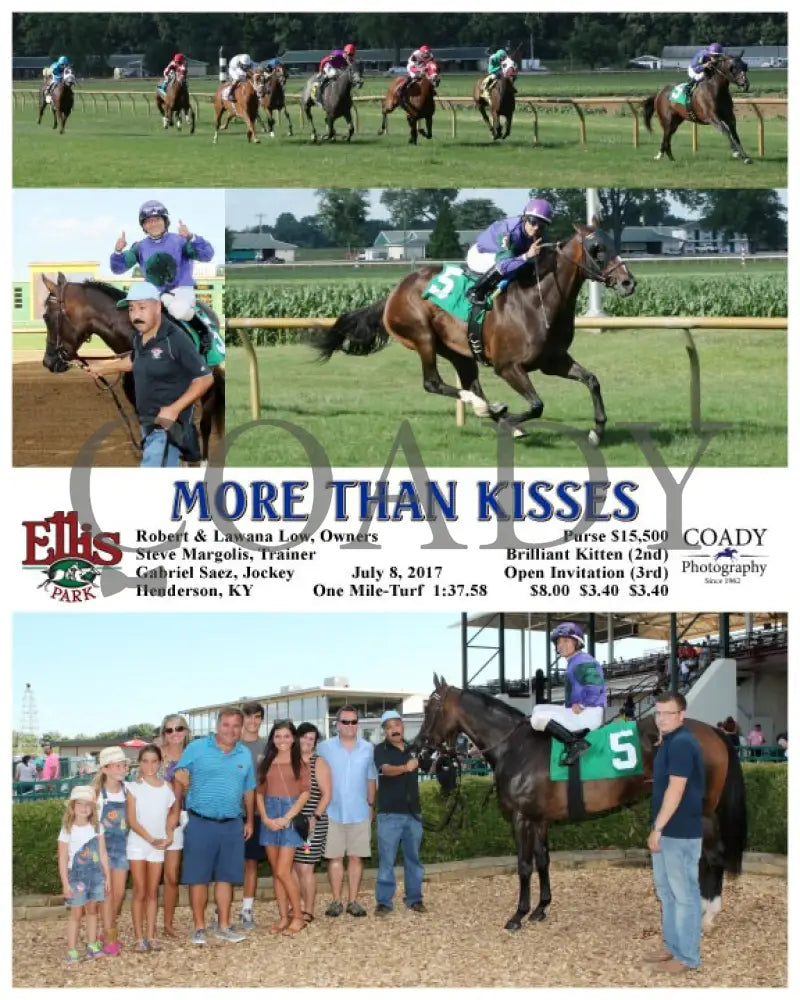 More Than Kisses - 070817 Race 09 Elp Ellis Park