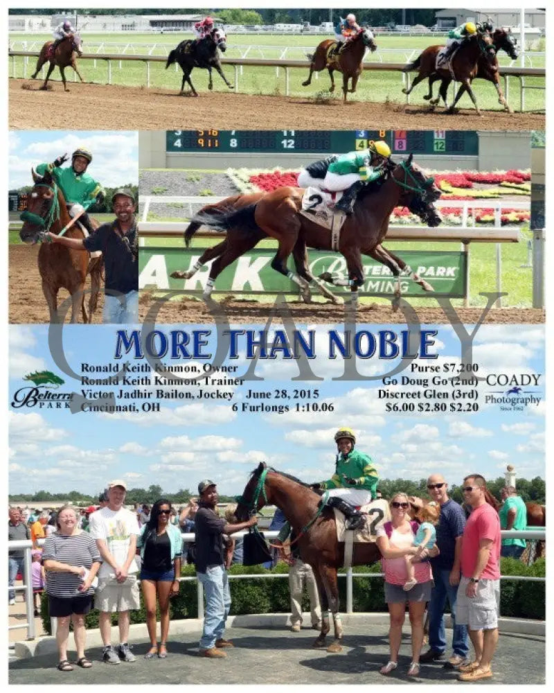 More Than Noble - 062815 Race 05 Btp Belterra Park