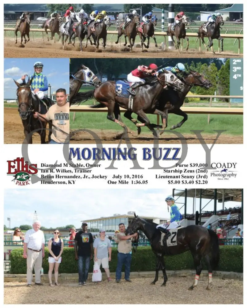 Morning Buzz - 071016 Race 08 Elp Ellis Park