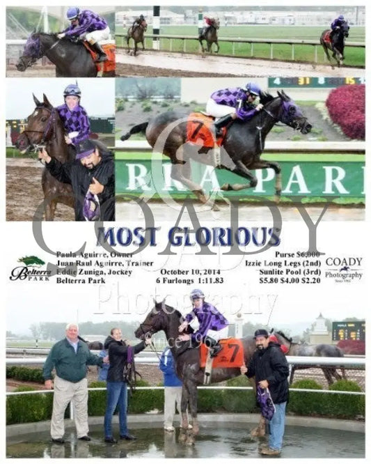 Most Glorious - 101014 Race 04 Btp Belterra Park