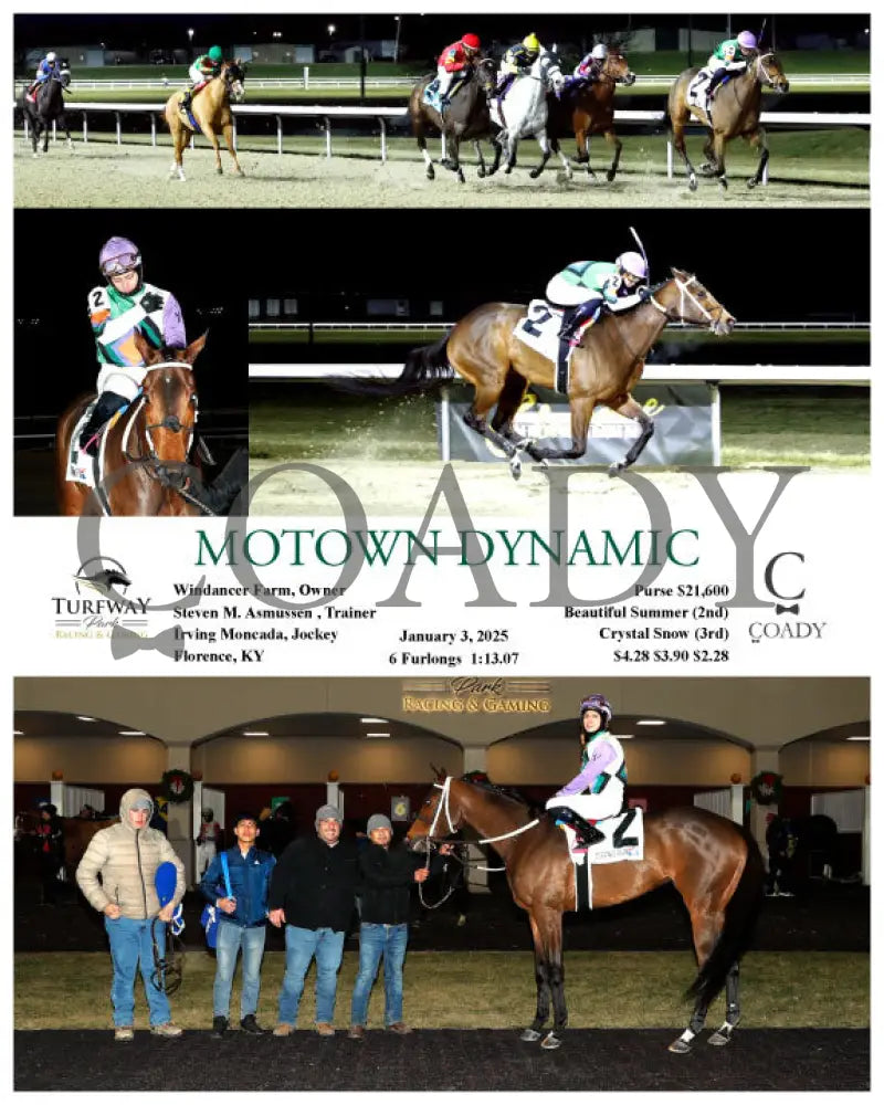 Motown Dynamic - 01-03-25 R01 Tp Turfway Park