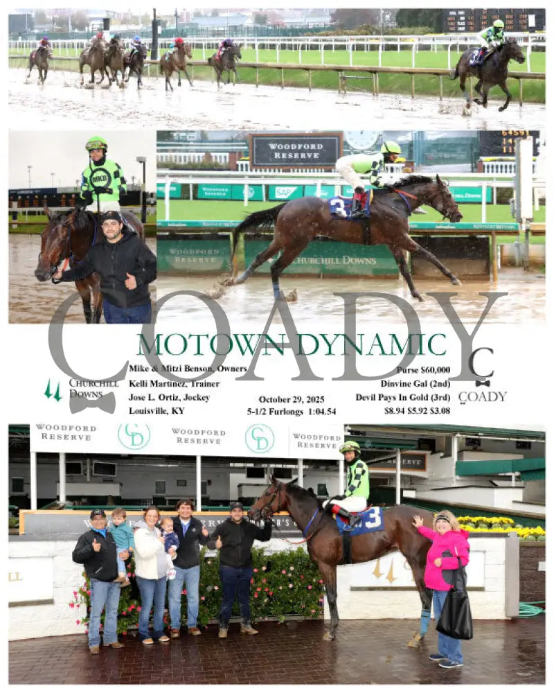 MOTOWN DYNAMIC - 102925 - Race 01 - CD Keeneland
