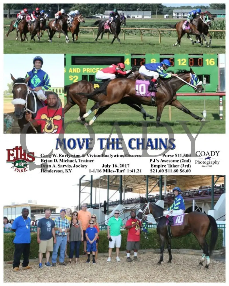 Move The Chains - 071617 Race 09 Elp Ellis Park