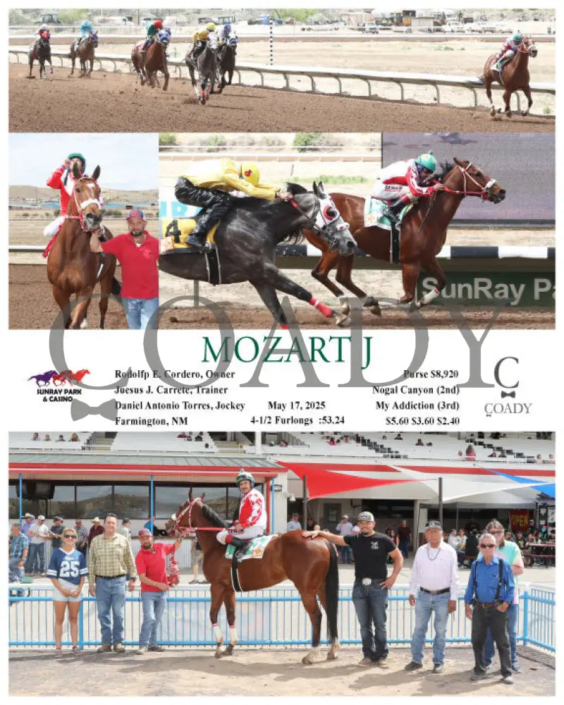 MOZART J - 05-17-25 - R06 - SRP SunRay Park
