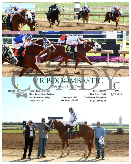 MR BOOOMBASTIC - Governors Stake Trials - 10-04-25 - R01 - IND Indiana Grand