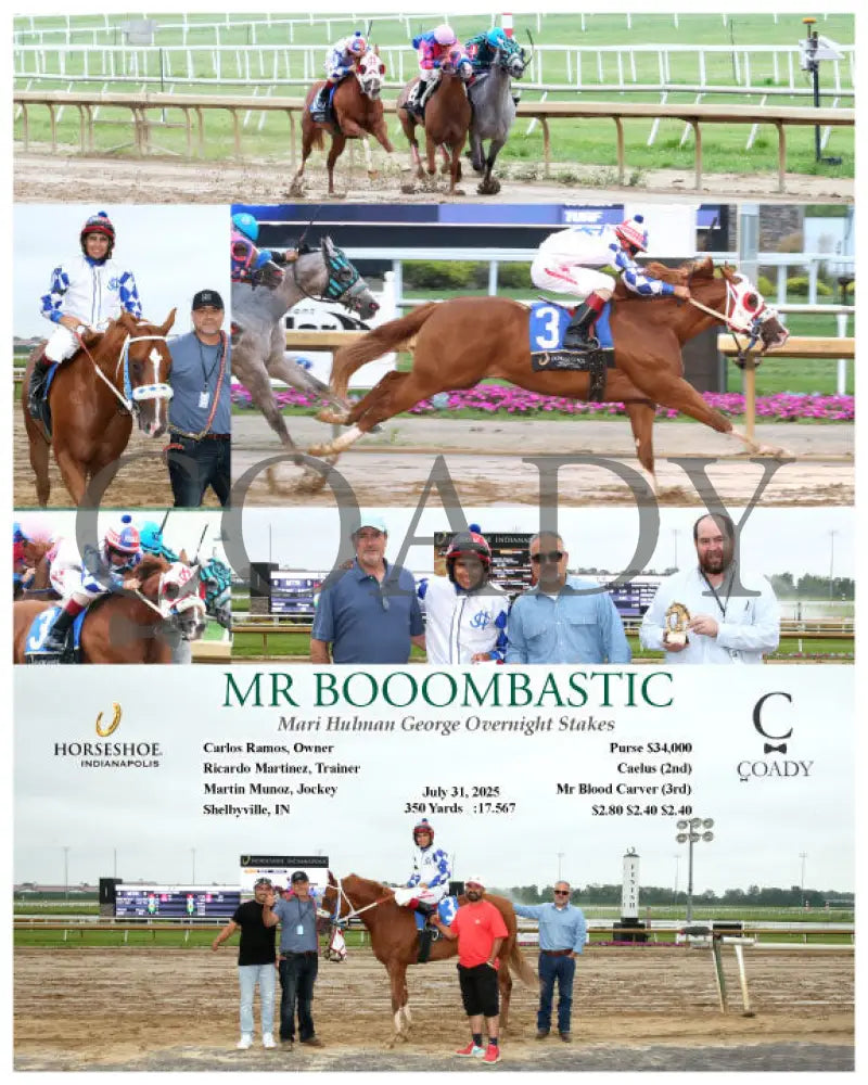 MR BOOOMBASTIC - Mari Hulman George Overnight Stakes - 07-31-25 - R09 - IND Indiana Grand