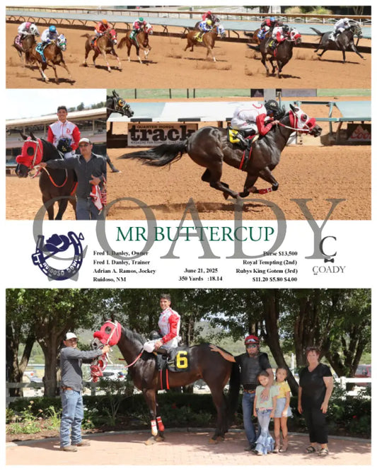 MR BUTTERCUP - 06-21-25 - R07 - RUI Ruidoso Downs