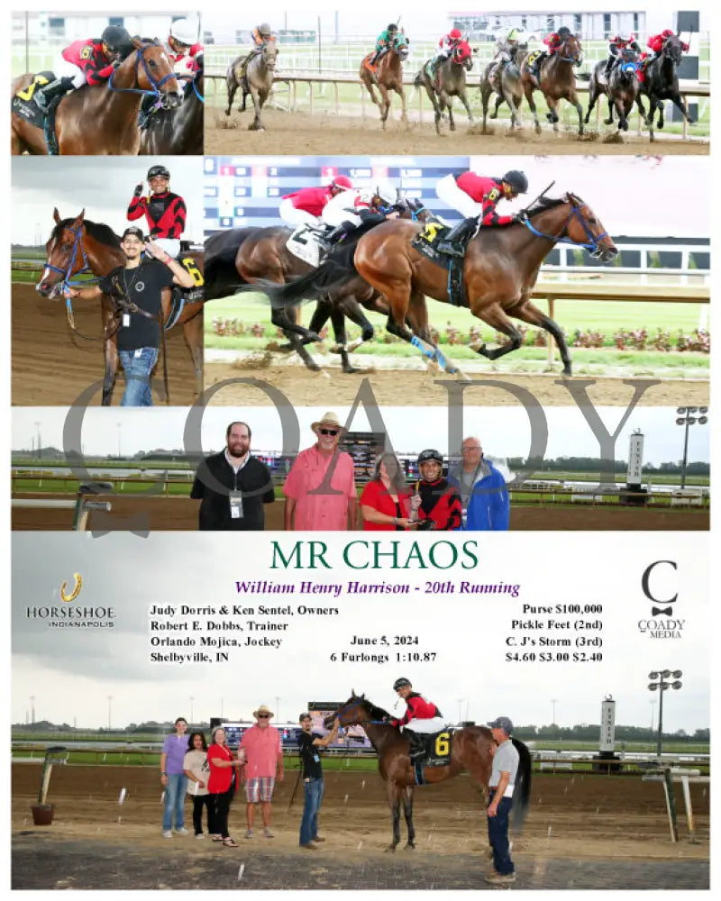 Mr Chaos - William Henry Harrison 20Th Running 06-05-24 R08 Ind Indiana Grand