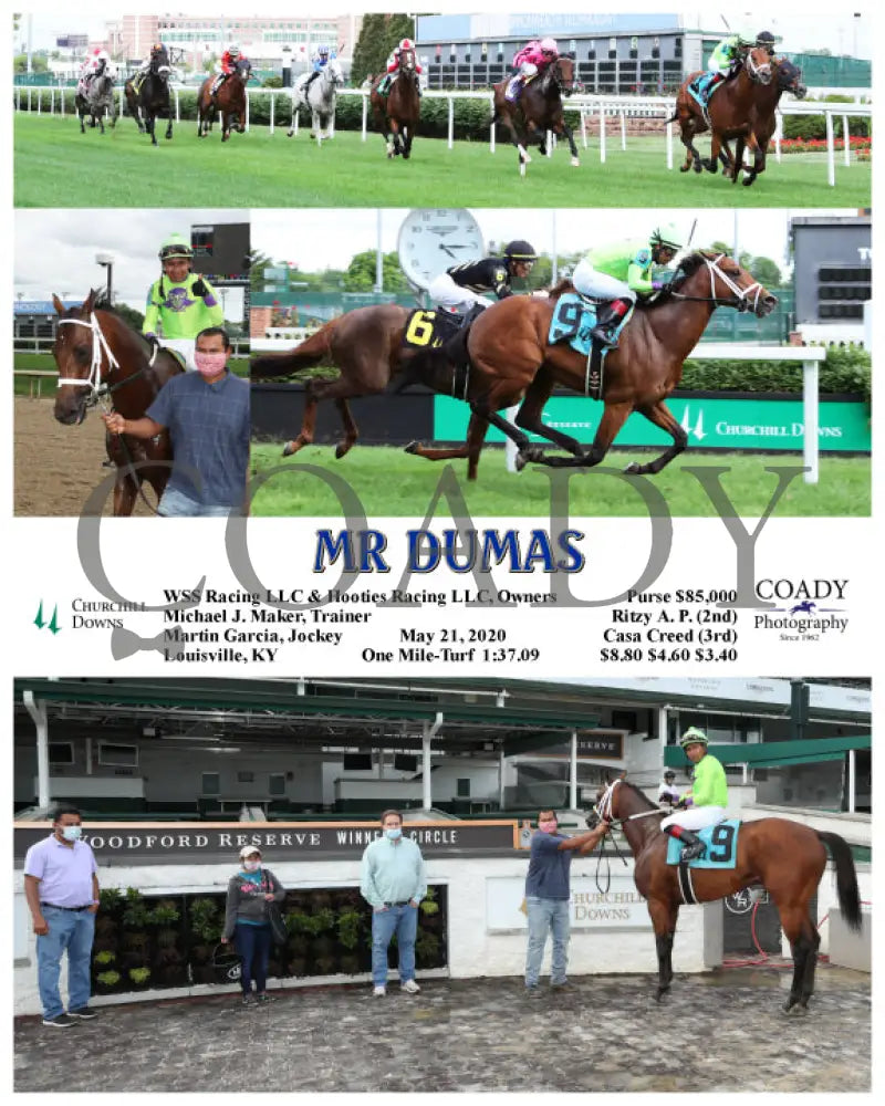 Mr Dumas - 05-21-20 R09 Cd Churchill Downs