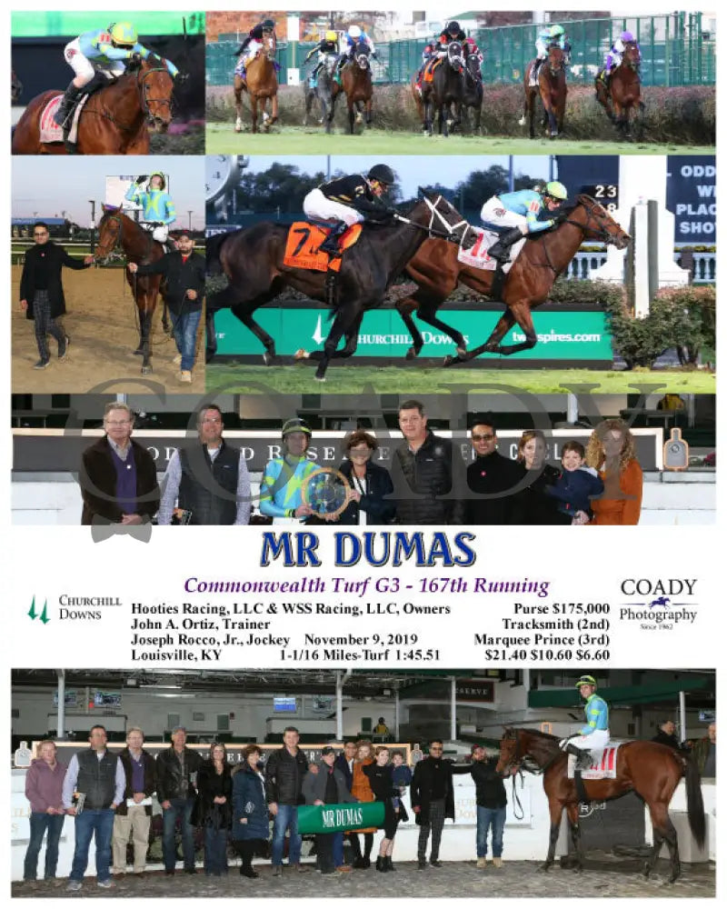 Mr Dumas - Commonwealth Turf G3 167Th Running 11-09-19 R10 Cd Churchill Downs