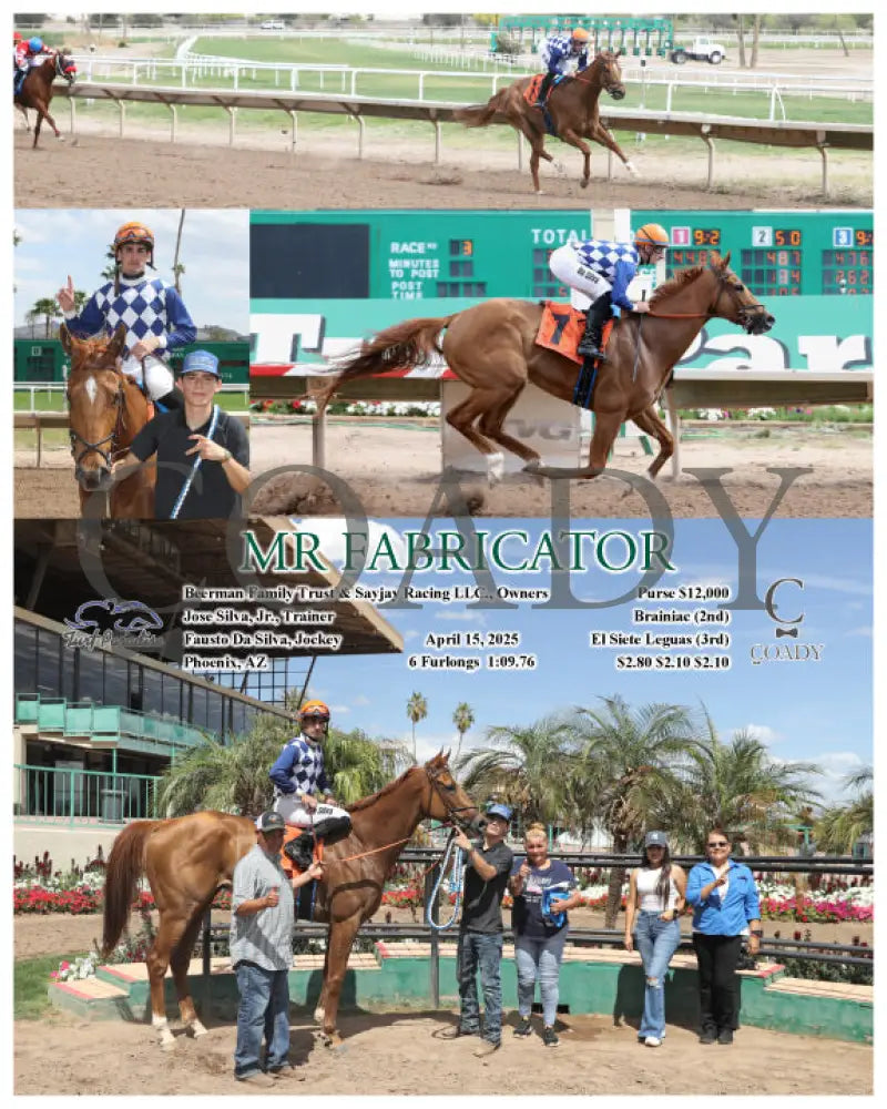 MR FABRICATOR - 04-15-25 - R03 - TUP Turf Paradise