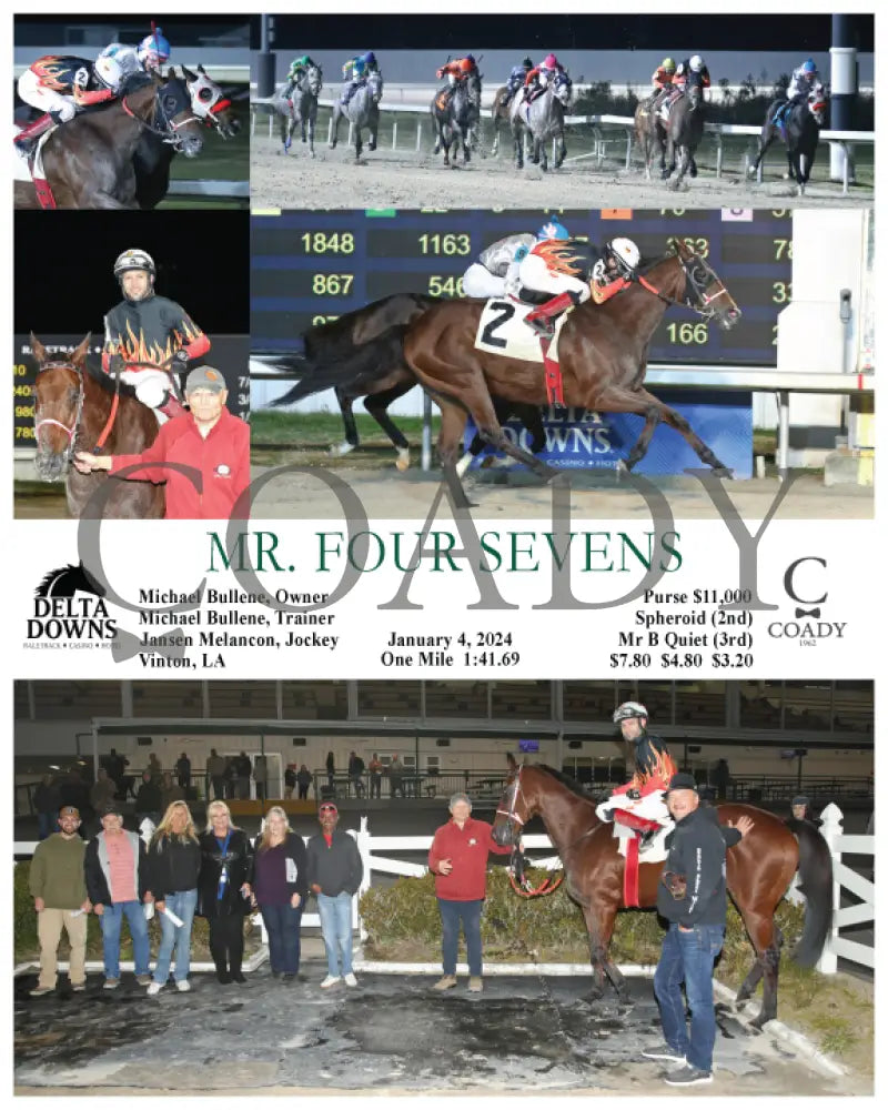 Mr. Four Sevens - 01-04-24 R05 Ded Delta Downs