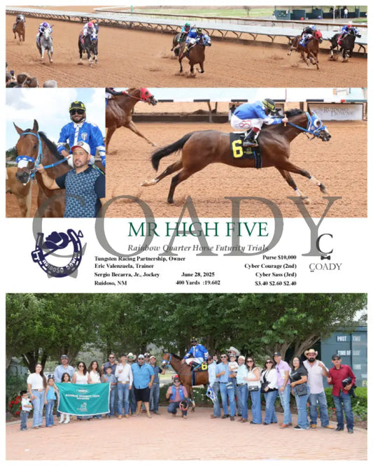 MR HIGH FIVE - Rainbow Quarter Horse Futurity Trials - 06-28-25 - R07 - RUI Ruidoso Downs