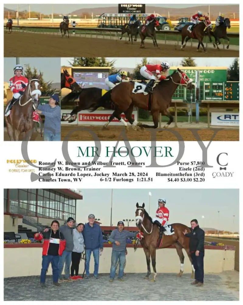 Mr Hoover - 03 - 28 - 24 R01 Ct Hollywood Casino At Charles Town Races