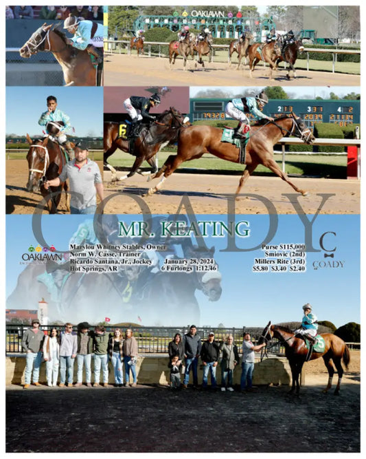 Mr. Keating - 01-28-24 R05 Op Oaklawn Park