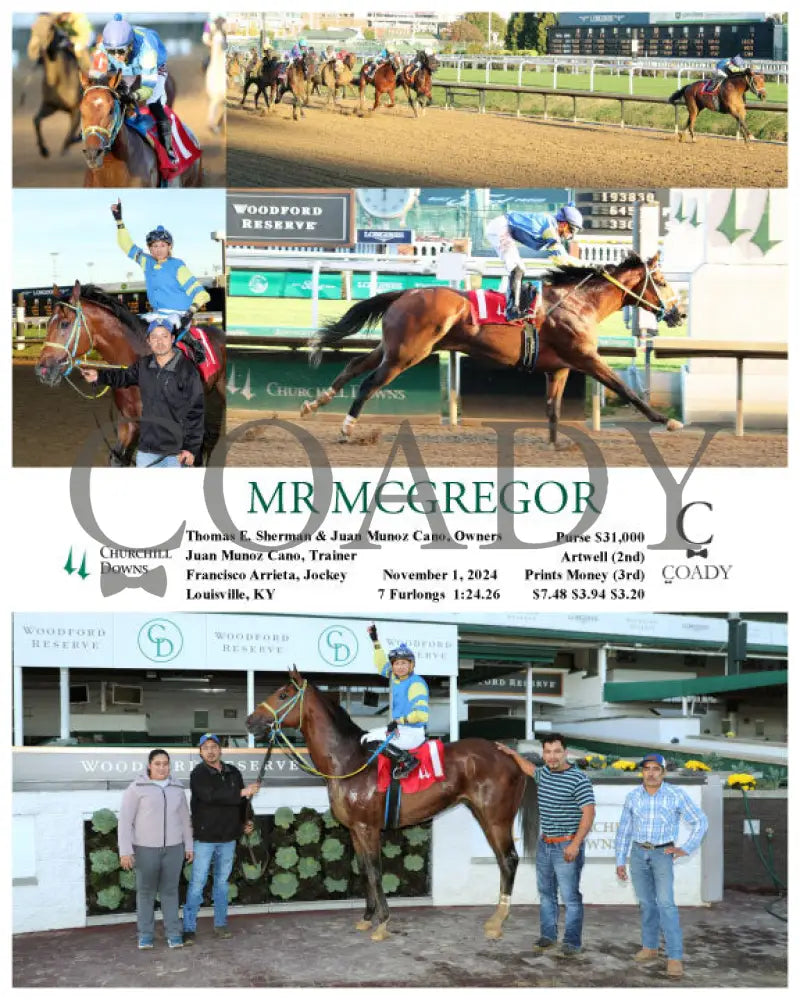 Mr Mcgregor - 11-01-24 R09 Cd Churchill Downs