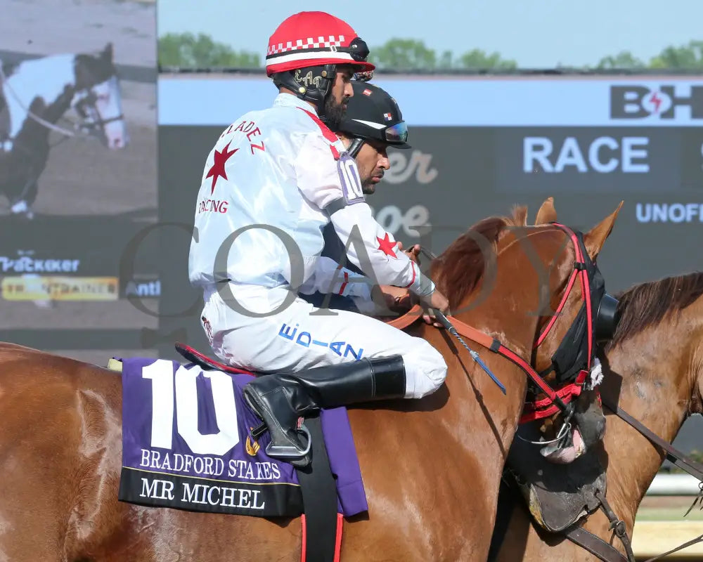 Mr Michel - Bradford Stakes 07-03-24 R09 Horseshoe Indiana Post Parade 02 Sammantha Pagels Grand
