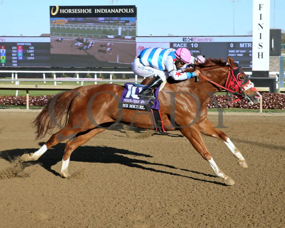 Mr Michel - Indiana Championship 10-26-24 R10 Horseshoe Finish 01 Sammantha Pagels Grand