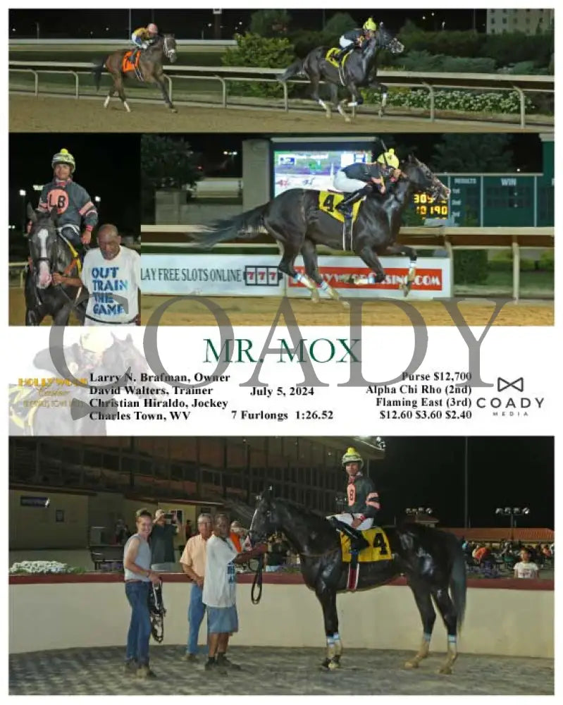 Mr. Mox - 07-05-24 R06 Ct Hollywood Casino At Charles Town Races