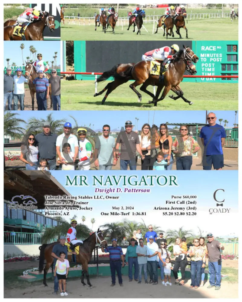 Mr Navigator - Dwight D. Patterson 05-02-24 R08 Tup Turf Paradise