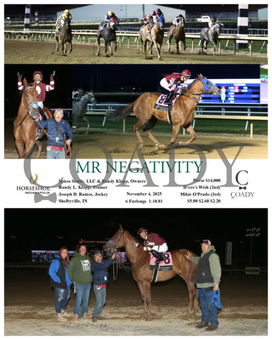 MR NEGATIVITY - 11-04-25 - R08 - IND Indiana Grand