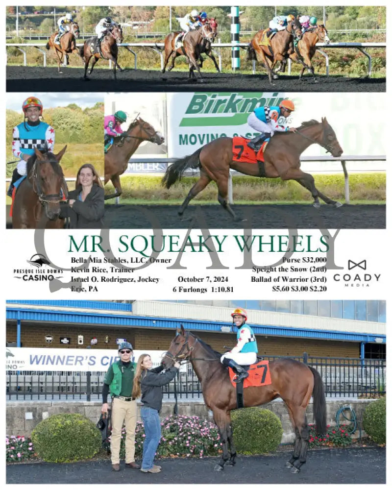 Mr. Squeaky Wheels - 10-07-24 R06 Pid Presque Isle Downs