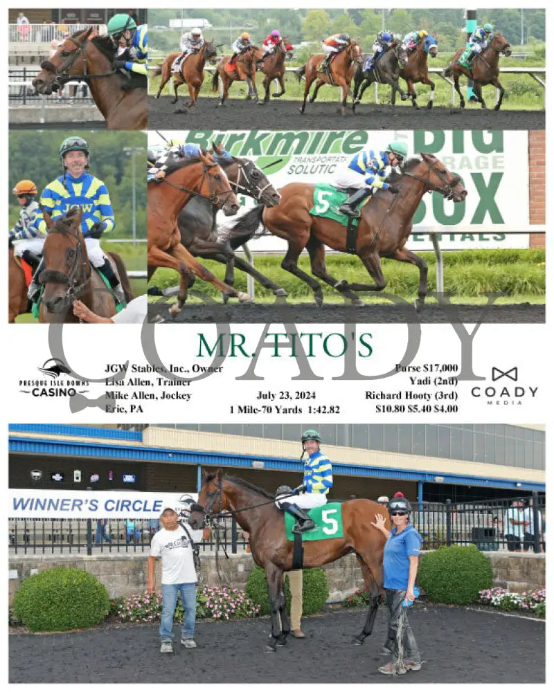 Mr. Tito’s - 07-23-24 R08 Pid Presque Isle Downs
