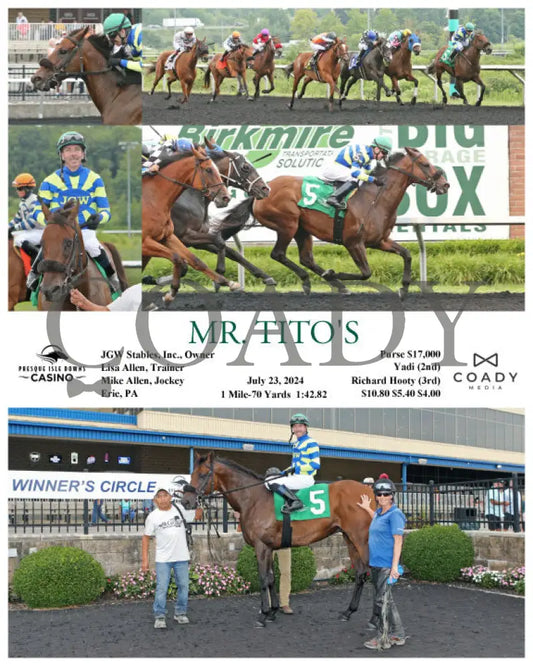 Mr. Tito’s - 07-23-24 R08 Pid Presque Isle Downs