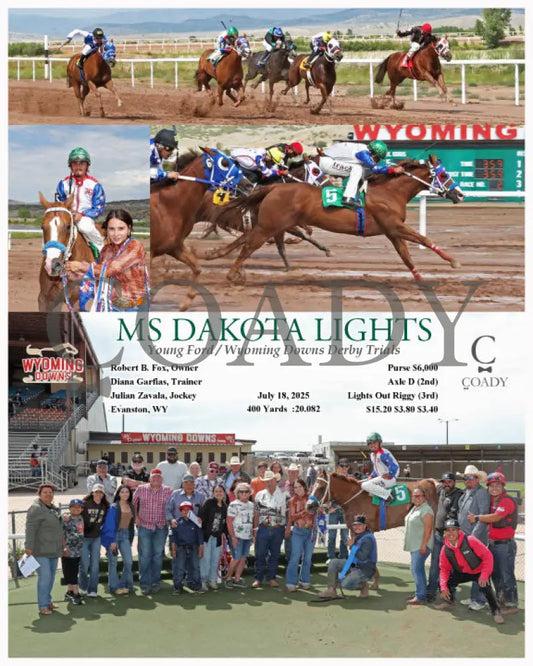 MS DAKOTA LIGHTS - Young Ford / Wyoming Downs Derby Trials - 07-18-25 - R02 - WYO Wyoming Downs