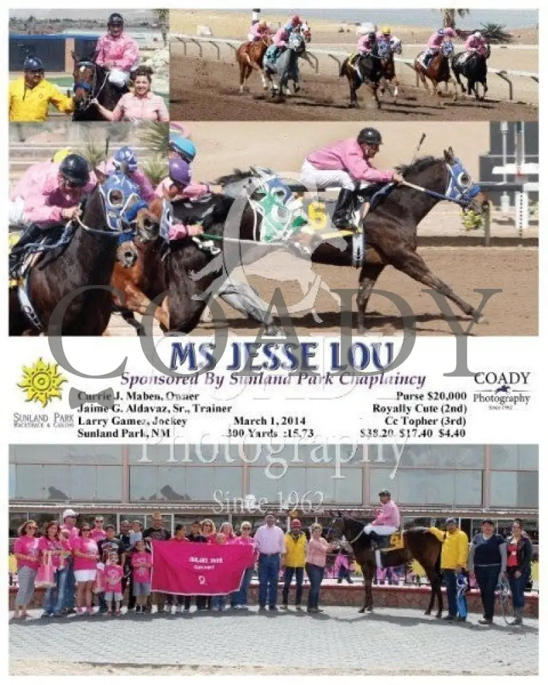 Ms Jesse Lou - 030114 - Race 01 - SUN - Coady Media - Kurtis Coady Photography