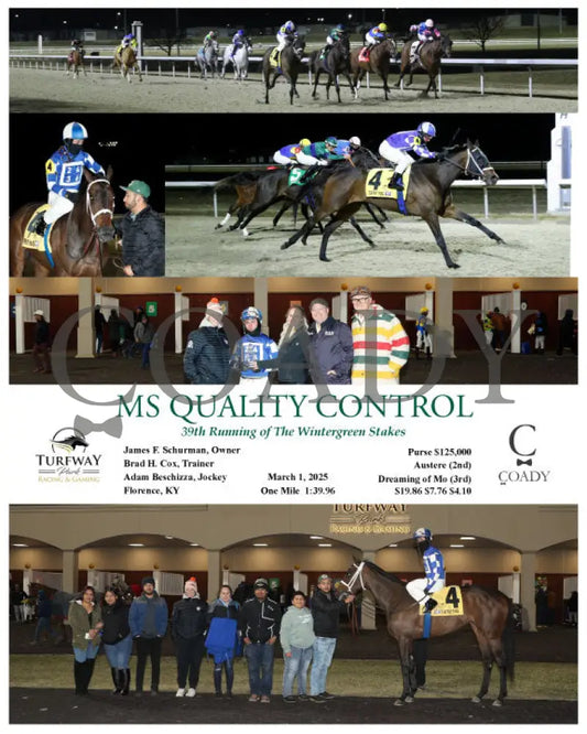 MS QUALITY CONTROL - 39th Running of The Wintergreen Stakes - 03-01-25 - R07 - TP Turfway Park