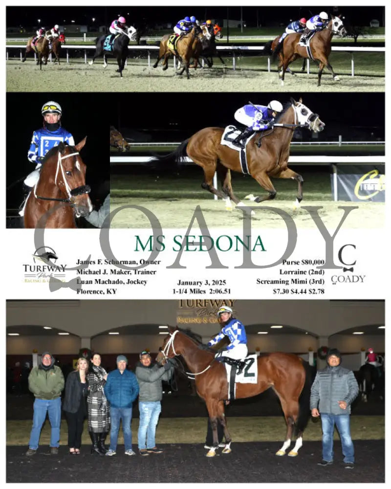 Ms Sedona - 01-03-25 R05 Tp Turfway Park
