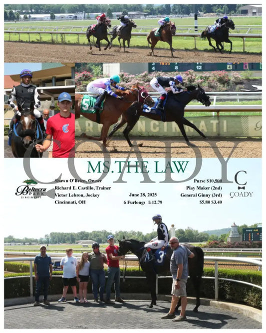 MS.THE LAW - 062825 - Race 01 - BTP Indiana Grand