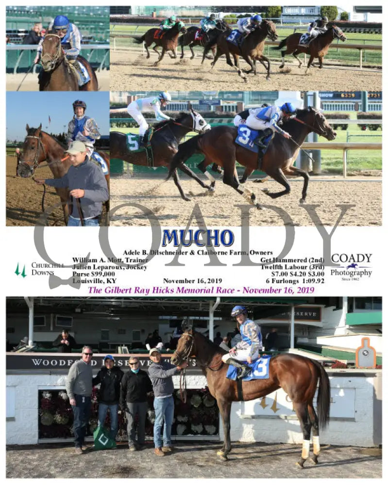 Mucho - 11-16-19 R05 Cd Churchill Downs