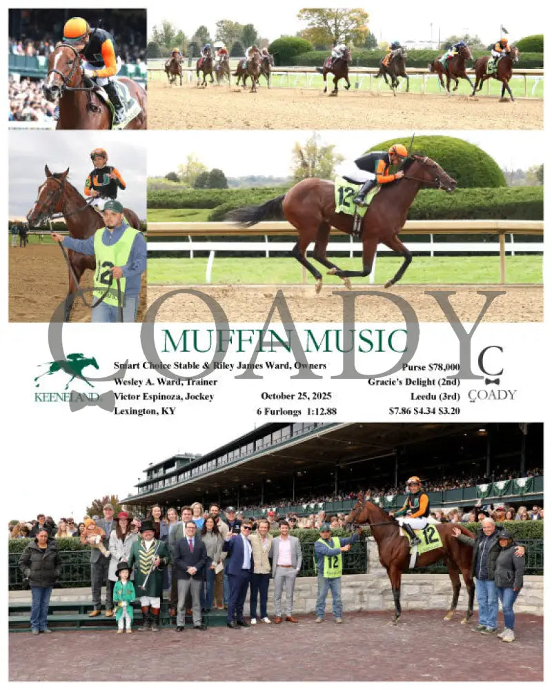 MUFFIN MUSIC - 102525 - Race 04 - KEE Keeneland