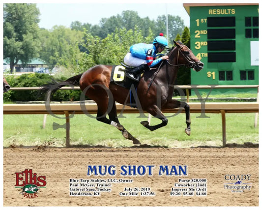 Mug Shot Man - 07-26-19 R02 Elp Action Ellis Park