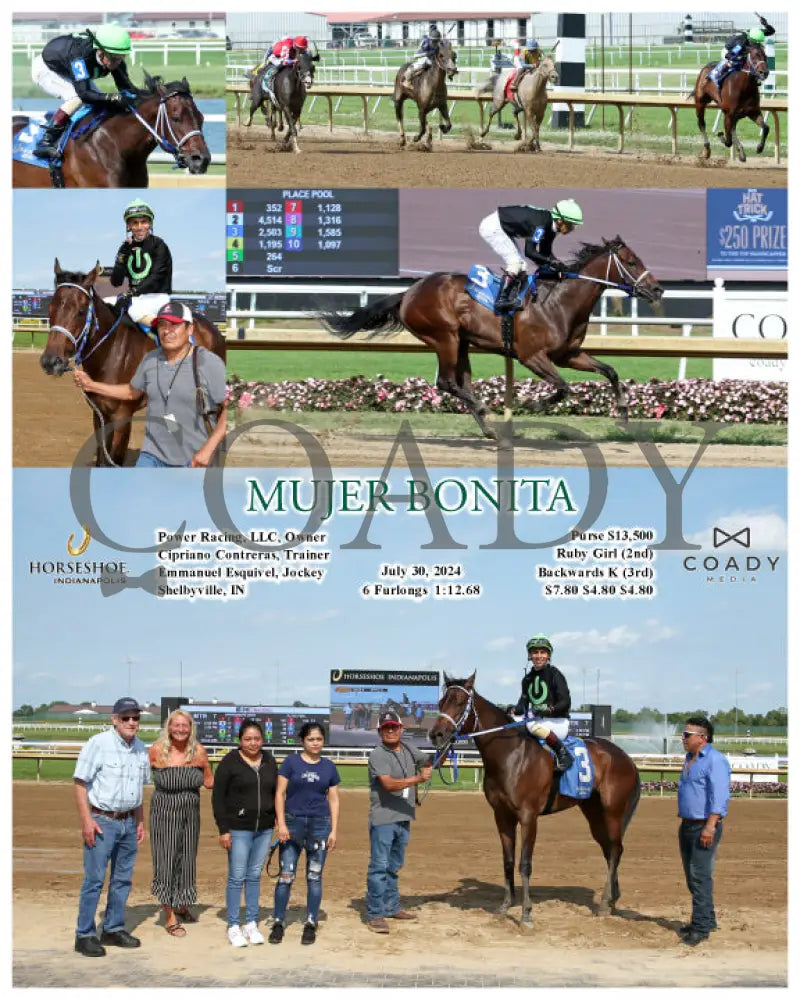 Mujer Bonita - 07-30-24 R06 Ind Indiana Grand