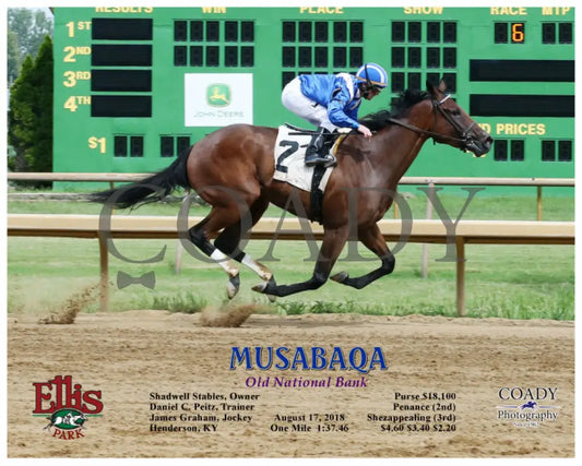 Musabaqa - 081718 Race 06 Elp Action Ellis Park