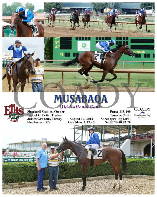 Musabaqa - 081718 Race 06 Elp Ellis Park