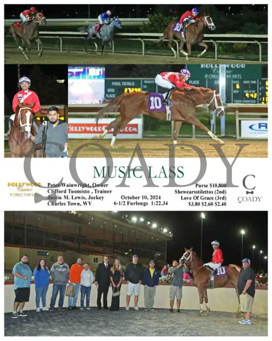 Music Lass - 10-10-24 R06 Ct Hollywood Casino At Charles Town Races