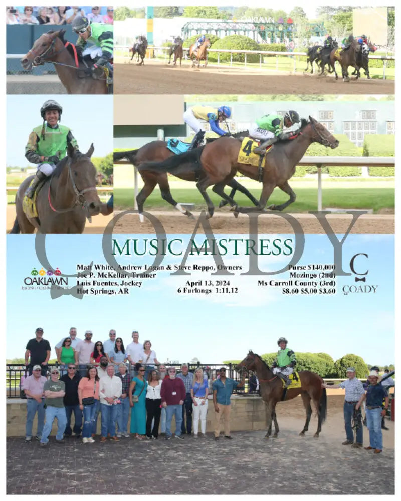 Music Mistress - 041324 Race 10 Op Oaklawn Park