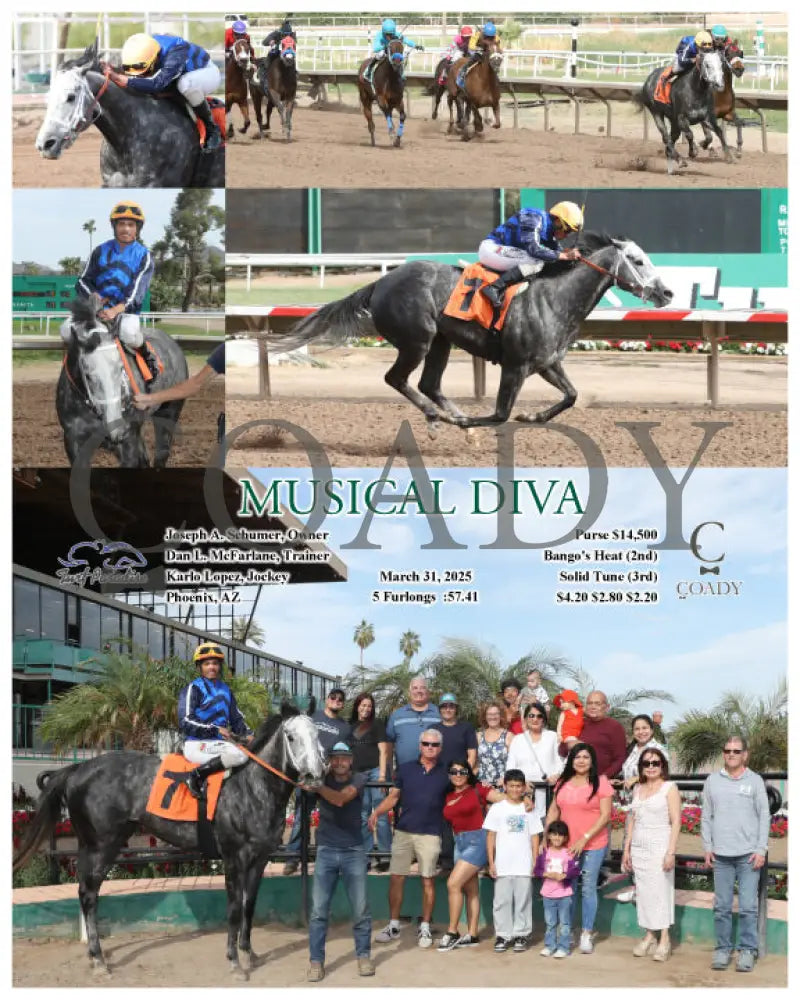 MUSICAL DIVA - 03-31-25 - R07 - TUP Turf Paradise