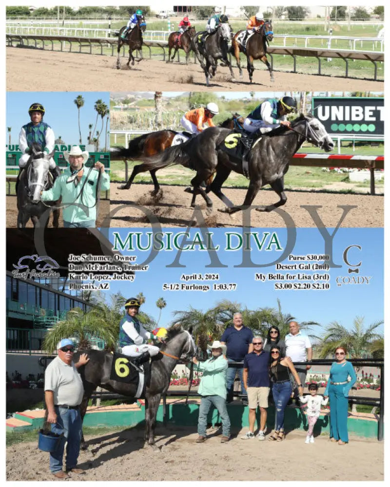 Musical Diva - 04 - 03 - 24 R06 Tup Turf Paradise