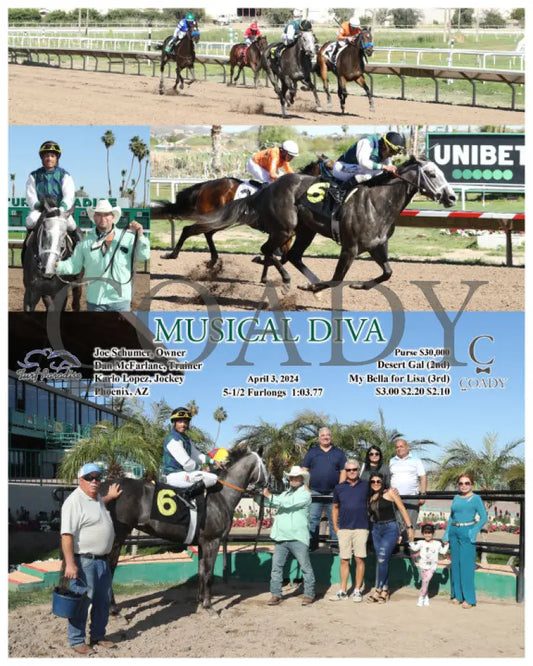 Musical Diva - 04 - 03 - 24 R06 Tup Turf Paradise