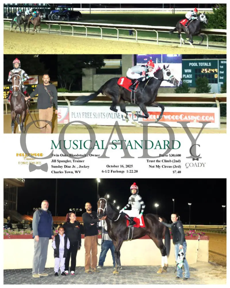 MUSICAL STANDARD - 10-16-25 - R03 - CT Hollywood Casino at Charles Town Races
