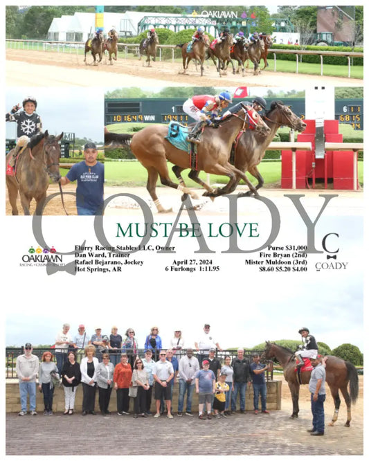Must Be Love - 04-27-24 R01 Op Oaklawn Park