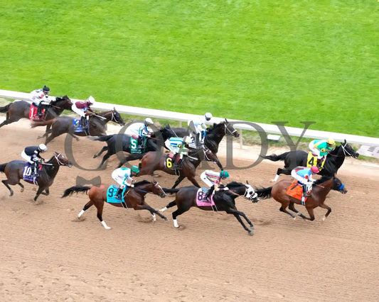Muth - The 88Th Running Of Arkansas Derby G1 03 - 30 - 24 R12 Op Aerial First Pass 01 Oaklawn Park