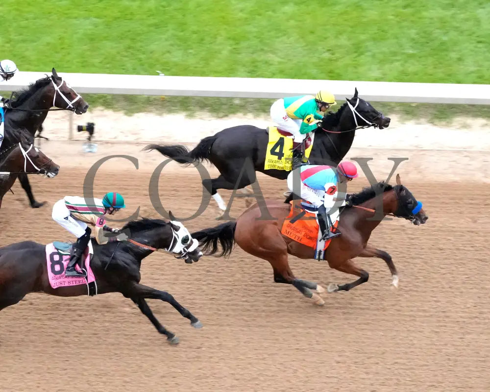 Muth - The 88Th Running Of Arkansas Derby G1 03-30-24 R12 Op Aerial First Pass 02 Oaklawn Park
