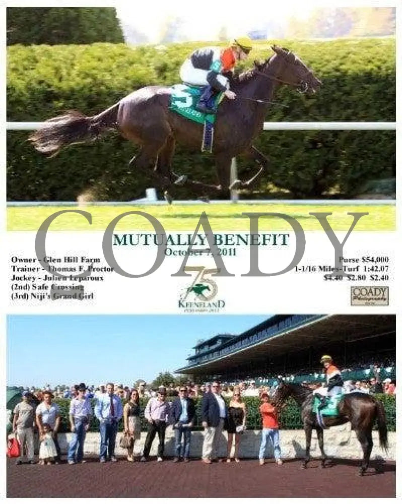 Mutually Benefit - 100711 Keeneland