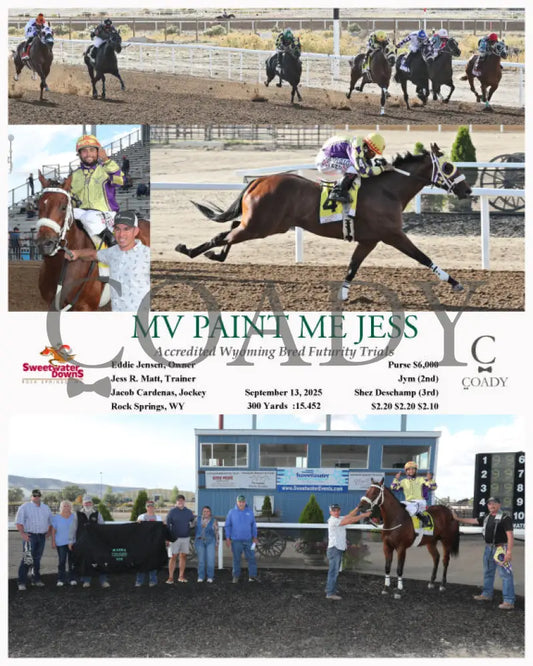 MV PAINT ME JESS - Accredited Wyoming Bred Futurity Trials - 09-13-25 - R11 - SWF - Coady Media - Kurtis Coady Photography